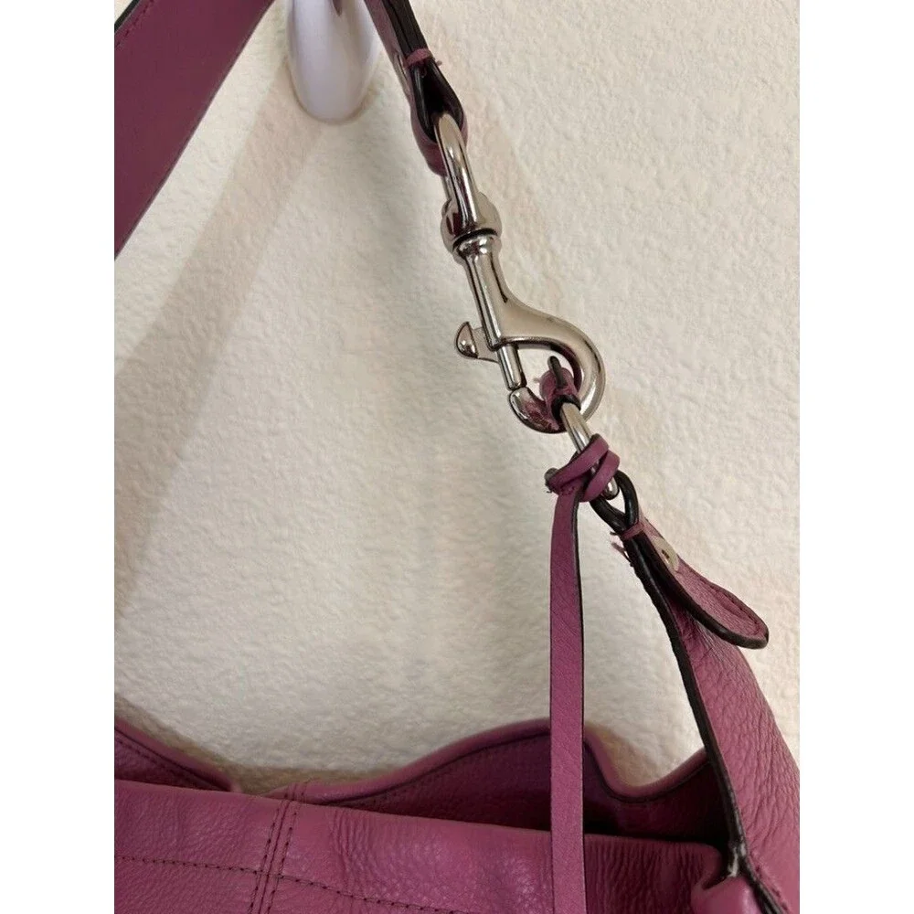 COACH - F23309 Leather Hobo Shoulder Bag Rose Pink